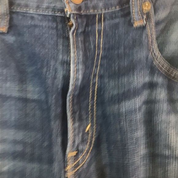 Levis 569 Loose Straight Dark Wash Jeans Men 34x30 Vintage - Picture 4 of 7